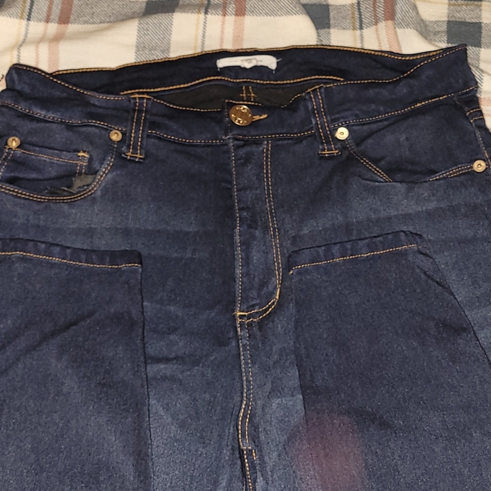 Blue jean jeggins skinny jeans